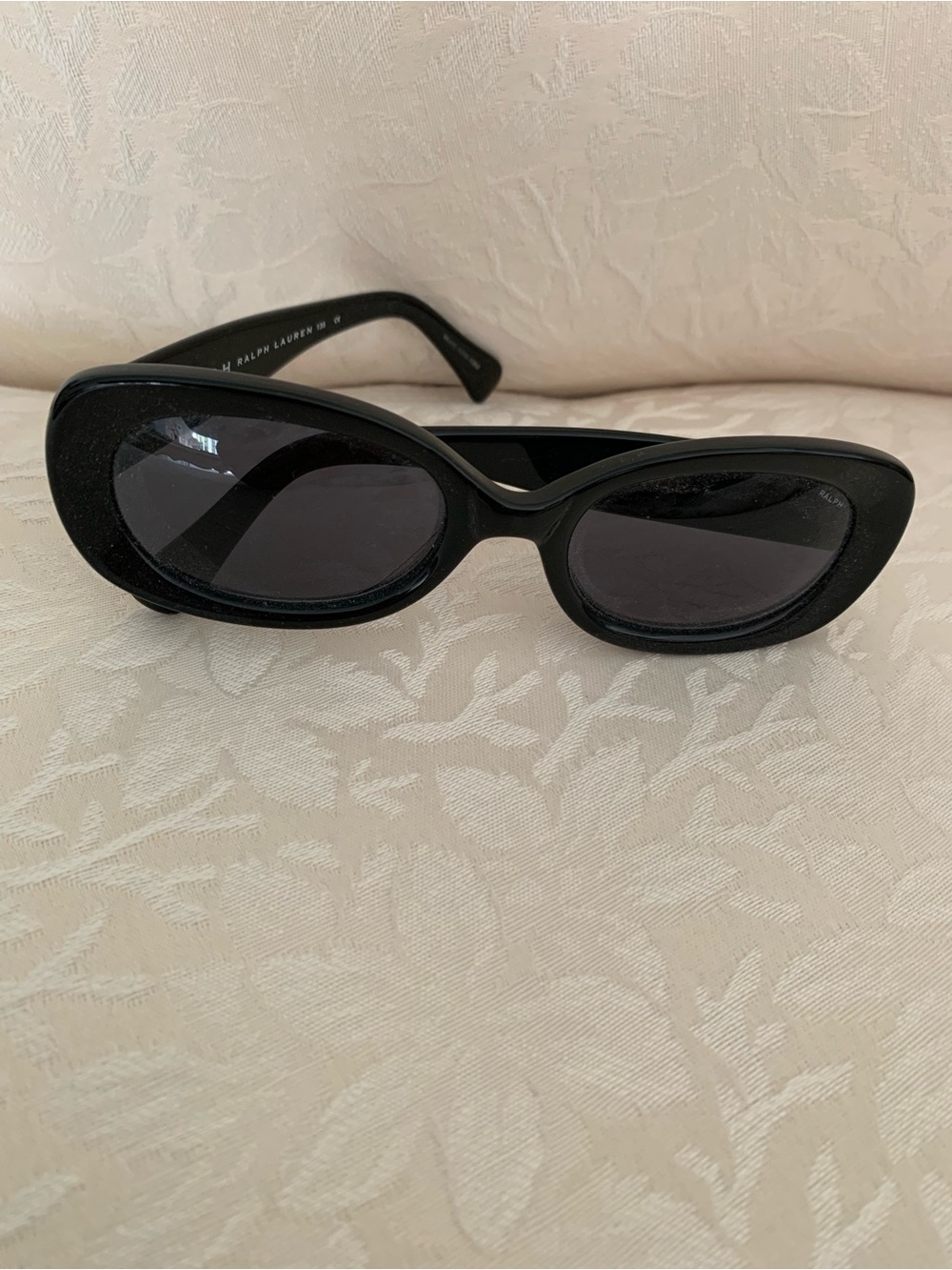 Ralph Lauren Black Oval Women’s Sunglasses